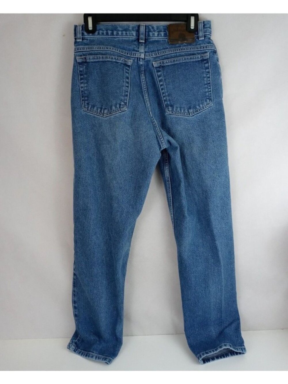 St. John's Bay Women's Mid Rise Distressed Classic Fit Straight Leg Jeans 10P